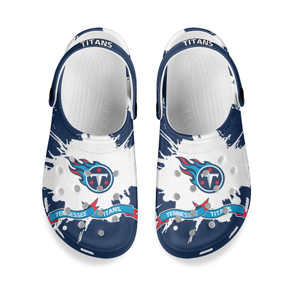 Men's Tennessee Titans Bayaband Clog Shoes 001